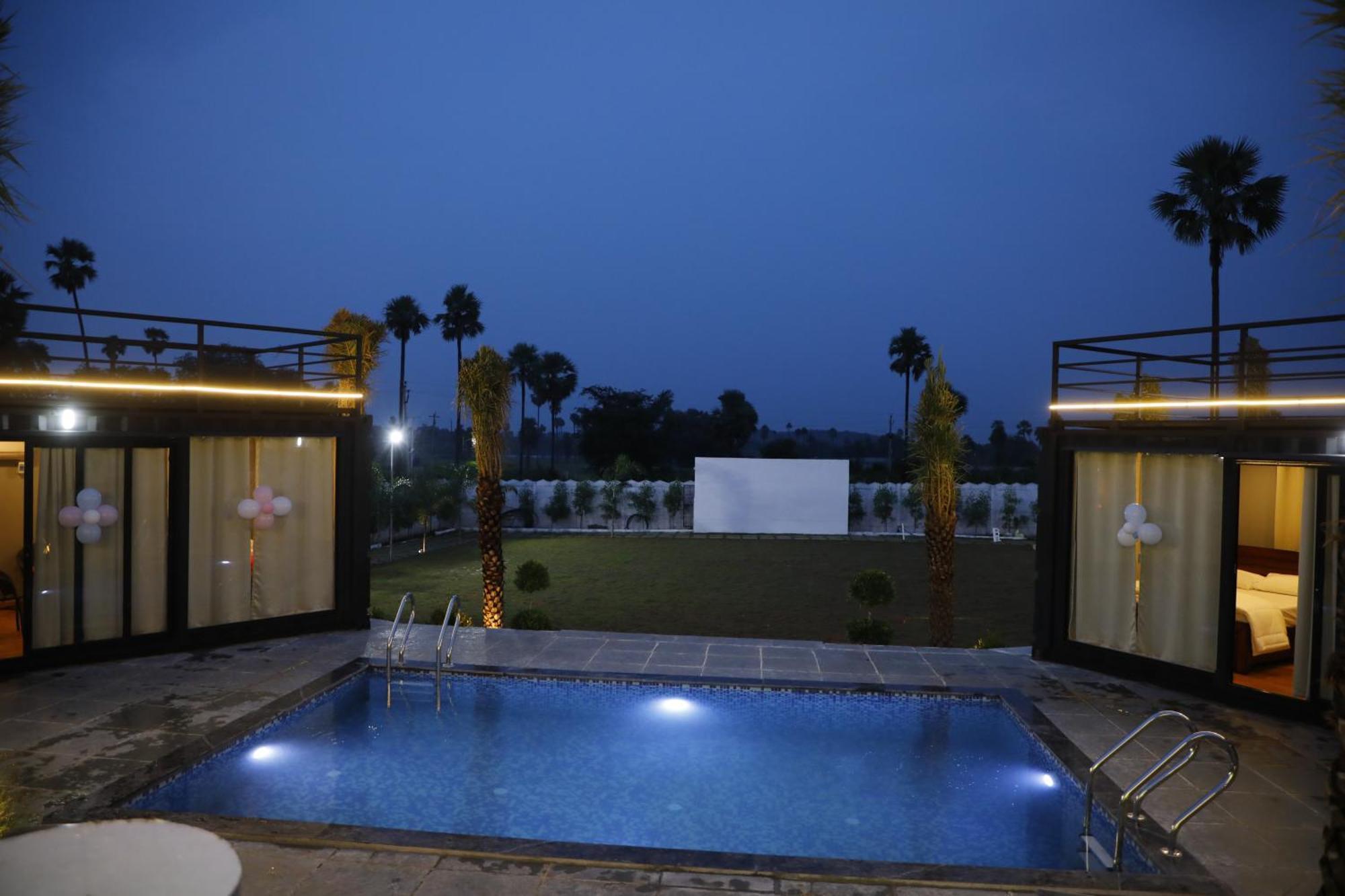 La Serene Farm Stay - Luxary 4 Bed Room Property Hyderabad Exterior foto